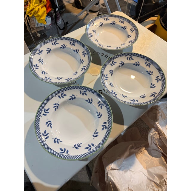 Four Villeroy and Boch Pasta Bowls Switch 3 Pattern For Sale - Image 10 of 10