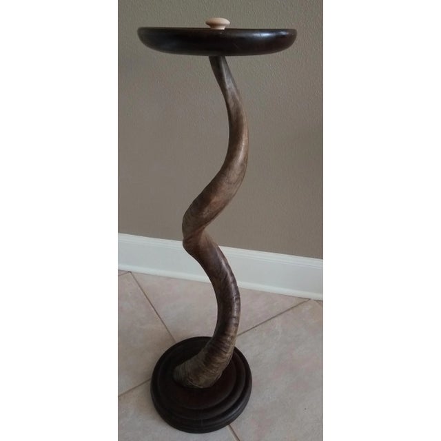 20th Century African Kudu Horn Stand For Sale - Image 4 of 5