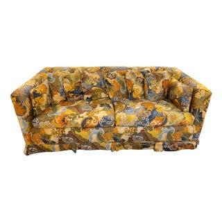 1970s Schumacher Fabric Printed Sofa For Sale