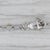 0.80ctw Diamond Journey Pendant Necklace 14k White Gold 17.75" Cable Chain For Sale - Image 4 of 6
