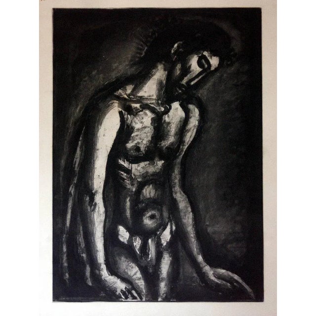 Wonderful original etching with aquatint realized by Georges Rouault between 1916 and 1923, published as a suite in 1948....