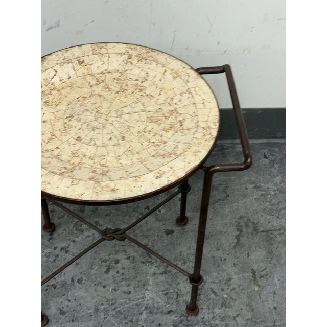 English Maitland-Smith Tray Top Front Side Table For Sale - Image 3 of 12