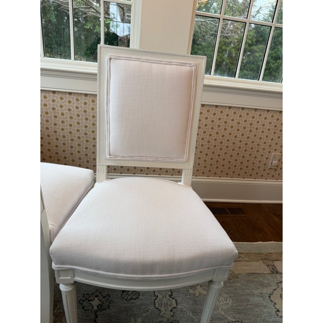 18th Century Louis XVI Square Back Dining Chairs - Set of 10 For Sale - Image 4 of 6