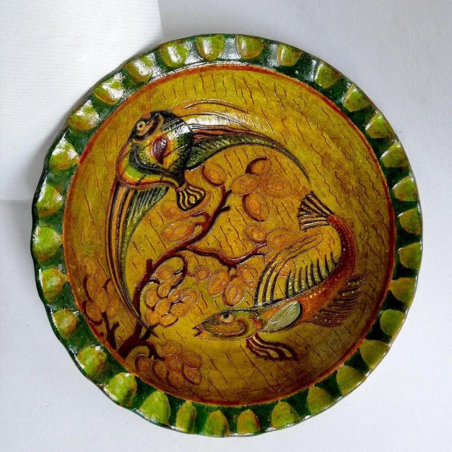 Decorative Plate from Montopoli G.F., 1950s For Sale - Image 4 of 4