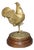 Sculpture Representing a Rooster in Gilded Bronze, Late 19th Century For Sale