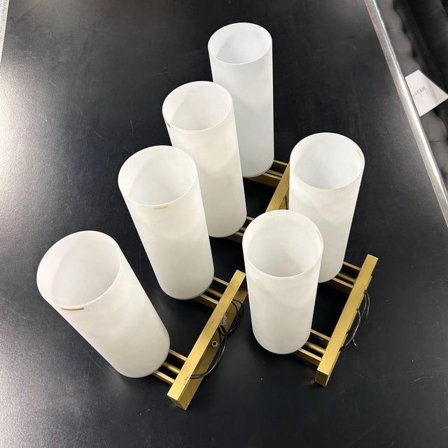 Opal Glass Wall Lamp from Raak, 1960s For Sale - Image 9 of 12