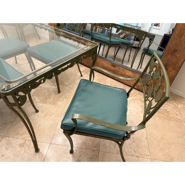 1980s Vintage Attributed to Brown Jordan Dining Set For Sale - Image 10 of 18