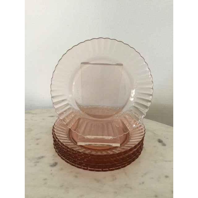 Elegant and delicate Pink blush swirl pattern dessert plates set of 8, Pale Blush bridal Shower Dishes by 'ForteCrisa'...