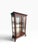 Antique Mahogany Barley Twist Beveled Glass Curio Cabinet For Sale - Image 4 of 14