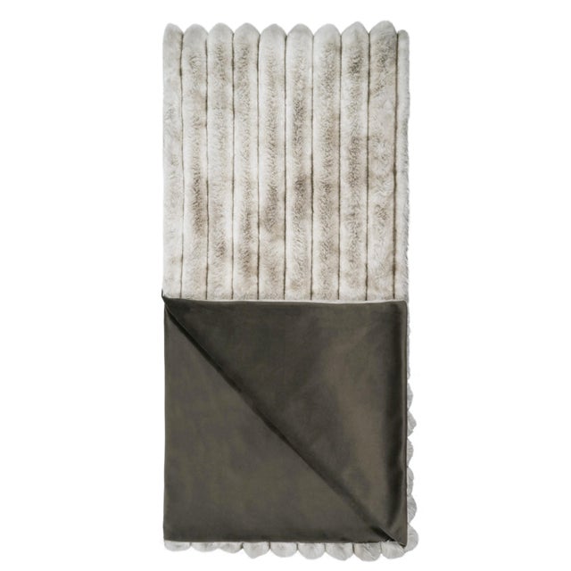 Sumptuous Summit fur throw blanket from D.V. Kap Home. The plush faux fur throw, with its premium soft and comfortable...