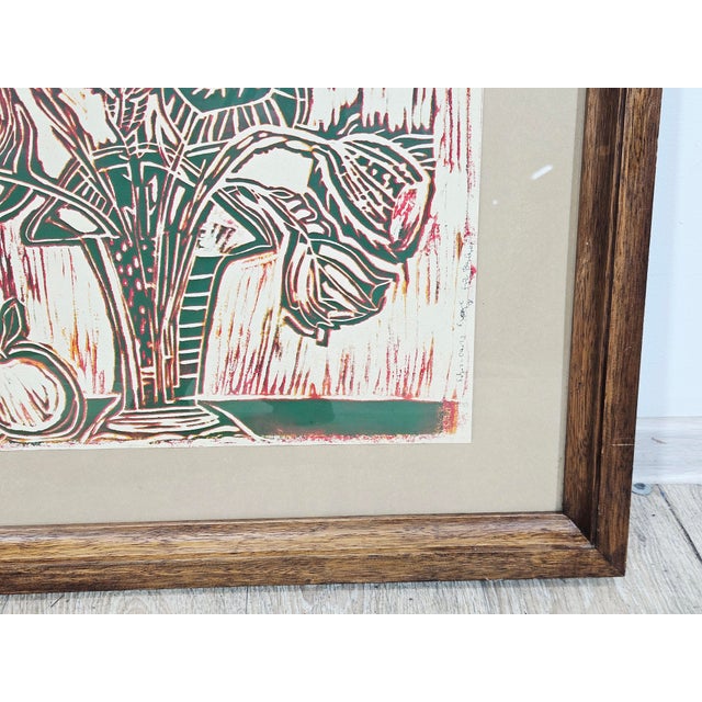 Edgar Carl Bettermann, Still Life, 1988, Linocut For Sale - Image 7 of 10