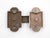 Traditional Vintage Classic Nickeled Brass Arch Window Shutter Latch For Sale - Image 3 of 3
