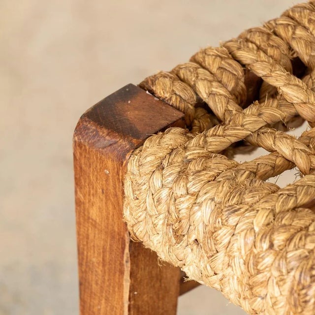 1960s Adrien Audoux & Frida Minet Chair For Sale - Image 10 of 12