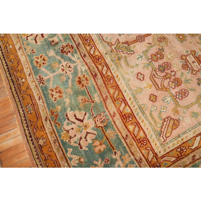 Zabihi Collection Oversize Square Turkish Oushak Rug For Sale - Image 12 of 12