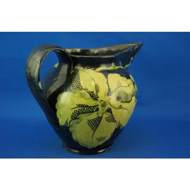 20th Century Majolica Ceramic Jug from Squarciarelli - Tidei Brothers, Italy, 1920s For Sale - Image 3 of 18