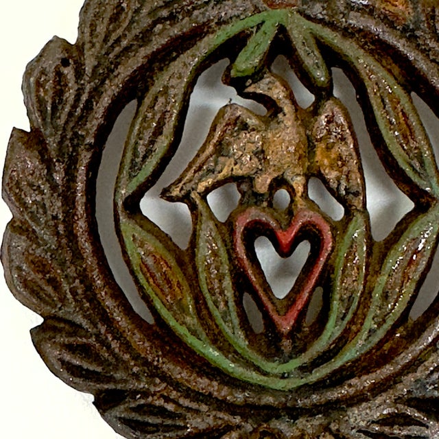 Brown Antique Cast Iron Trivet Curation - Group of 7 For Sale - Image 8 of 11