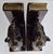 Vintage MCM Brown Gold Ceramic Hand Painted Horse Head Equestrian Decor Bookends Pair For Sale In Dallas - Image 6 of 7