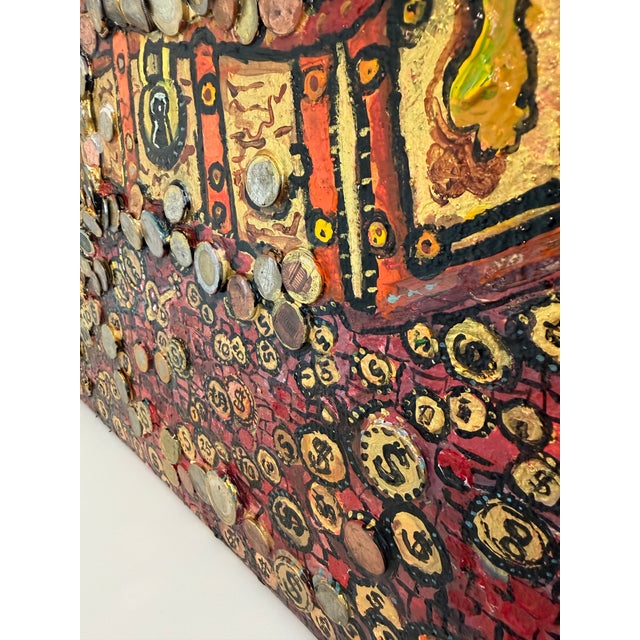 One-of-a-Kind Painting on Canvas by Serg Graff "The Dragon of Timely Gold"+COA For Sale In Jacksonville, FL - Image 6 of 10