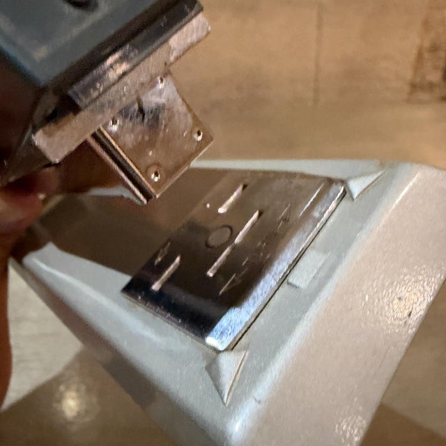 Vintage Bates 640 Custom Desktop Stapler Mid Century Modern Decor For Sale - Image 11 of 13