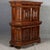 Antique Baroque Wave Top Cabinet in Walnut, 1720 For Sale - Image 16 of 18