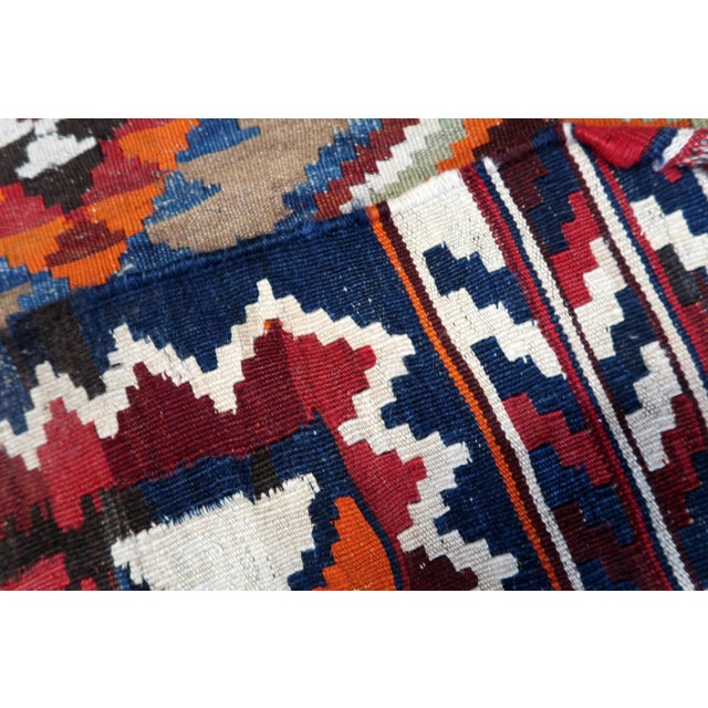 Persian 1930s, Handmade Antique Persian Ardabil Kilim Rug 4.5' X 6.5' For Sale - Image 3 of 16