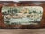 Mid-Century Modern Mahogany Sideboard with Aqua Green Glass and Central Bar, 1950 For Sale - Image 15 of 18