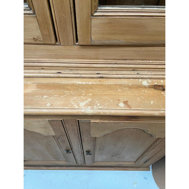 Antique Pine Display Cabinet, 1890s For Sale - Image 4 of 12