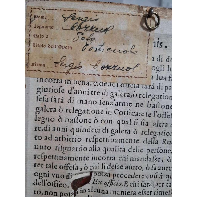 Sergio Cozzuol, Miniature, Oil on Copper, 1960s, Framed For Sale - Image 3 of 8