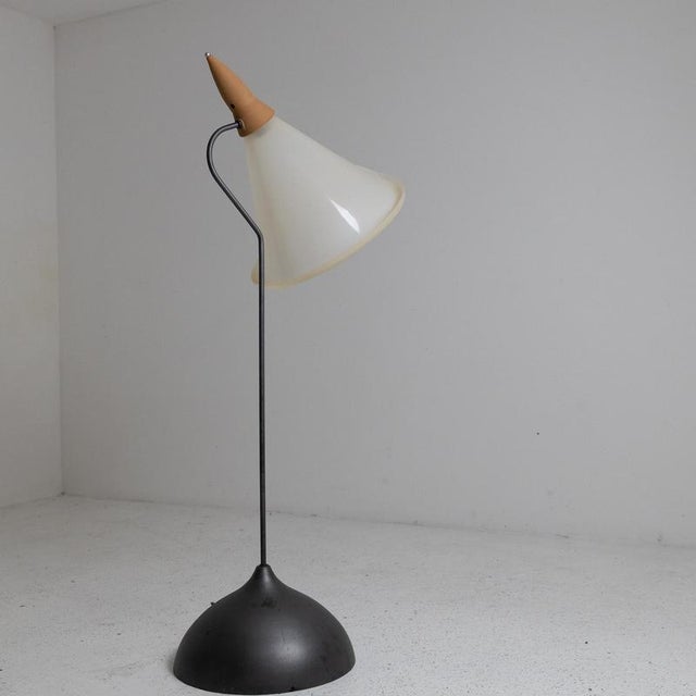 Floor Lamp in Terracotta, Acrylic Glass, and Aluminum For Sale - Image 10 of 10
