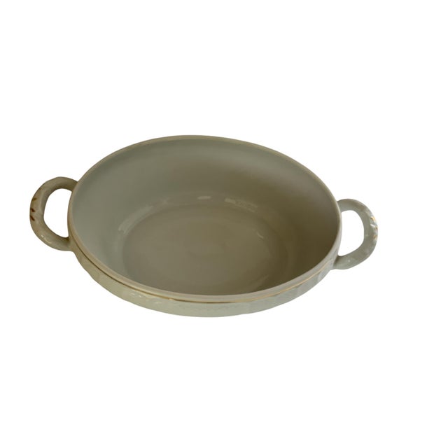 Ceramic Hard to Find Richard Ginori Quenelle Large Scalloped Tureen & Lid Made in Italy 1991-2015 For Sale - Image 7 of 10