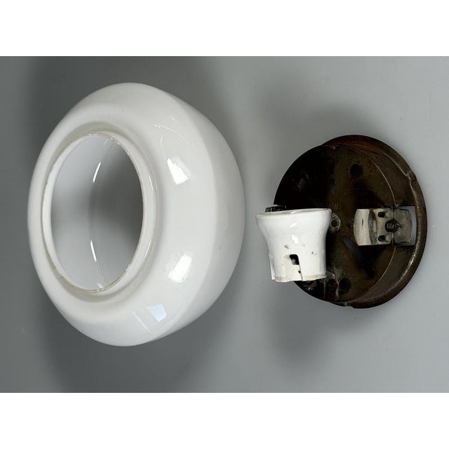 Mid-Century Ceiling Light in Frosted Glass from RZB, 1960s For Sale - Image 11 of 15