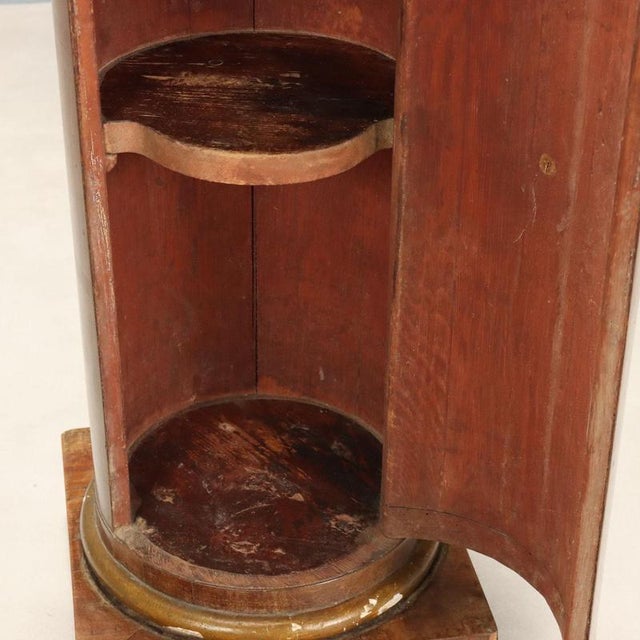 Empire Mahogany Nightstand, Italy, Early 19th Century For Sale - Image 4 of 9