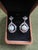 Baroque Bochic "Orient" Vintage Pink Sapphire & White Pearls Earrings 18K Gold & Silver For Sale - Image 3 of 18