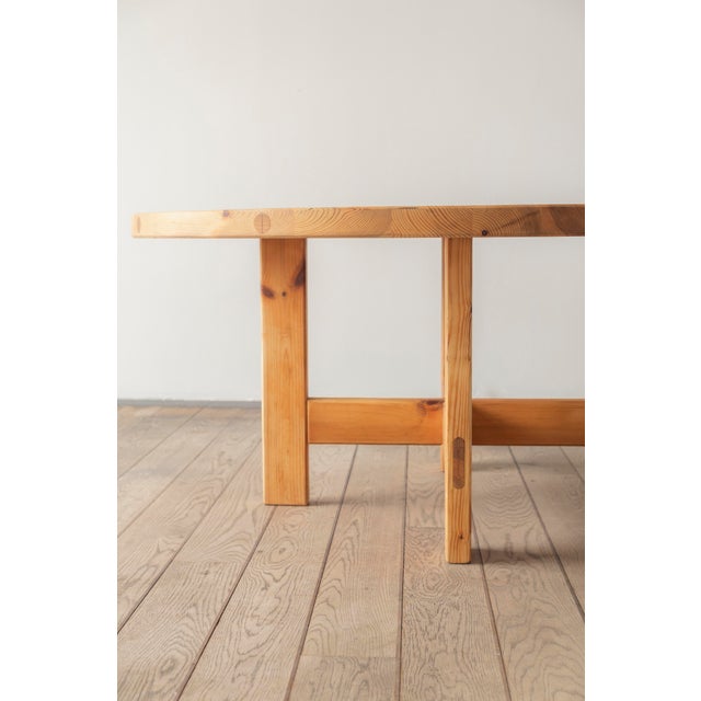 Vintage Dining Table by Roland Wilhelmsson, 1970s, in Good conditions. Designed 1970 to 1979 This piece is attributed to...