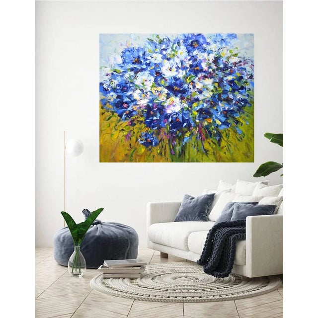 Flowers. Expressive Bouquet. Modern Original Painting. Iryna Kastsova For Sale - Image 11 of 12