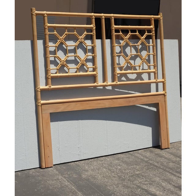 Gorgeous Headboard in Great Vintage Condition. Solid and Firm. Wear is usual for its age. Please study the photos and ask...