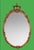 A fantastic antique oval shaped mirror, beautiful gilded wood frame, the perfect complement to any chinoiserie decor...