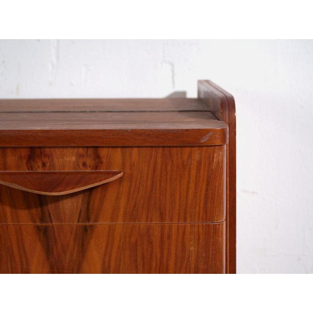 Mid-Century Asymmetric Walnut Sideboard by Amaru For Sale - Image 9 of 15