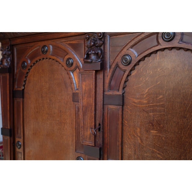 17th Century Renaissance Oak Chest of Drawers For Sale - Image 4 of 12