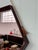 Brown Hexagonal Italian Mirror with Teak Frame, 1950s For Sale - Image 8 of 12