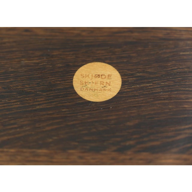Mid-Century Modern Wenge and Oak Tray by Theodor Skjode Knudsen for Skjøde Skjern, Denmark, 1950s For Sale - Image 3 of 11