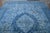 Textile 1970s Vintage Persian Handmade Wool Cotton Blue Area Rug For Sale - Image 7 of 11