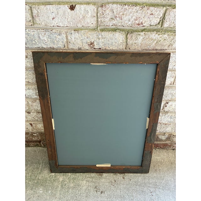 Vintage Wooden Mirror For Sale - Image 14 of 14