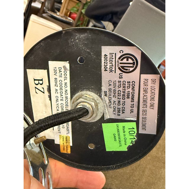 Restoration Hardware Teardrop Pendant Light For Sale - Image 10 of 12