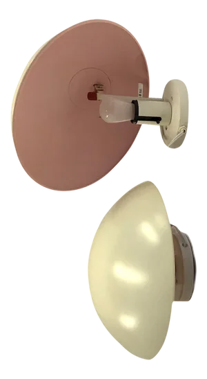 1960s Danish Mid Century Modern PH-Hat Wall Sconces Lights by Poul Henningsen for Louis Poulsen Denmark - a Pair