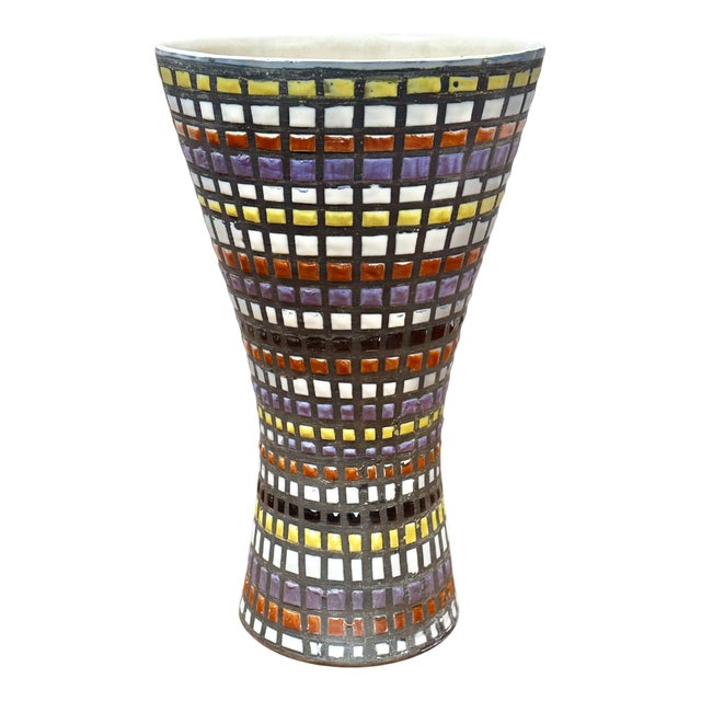 Diabolo Vase by Roger Capron, 1970s For Sale