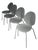 Basil Dining Chairs from Calligaris, Set of 4 For Sale