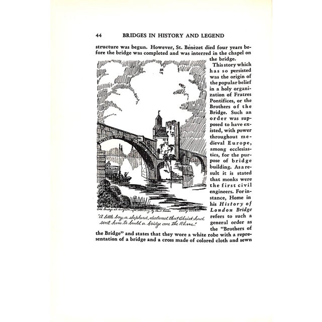 "Bridges in History and Legend" 1937 Watson, Wilbur J. & Sara Ruth For Sale - Image 10 of 12