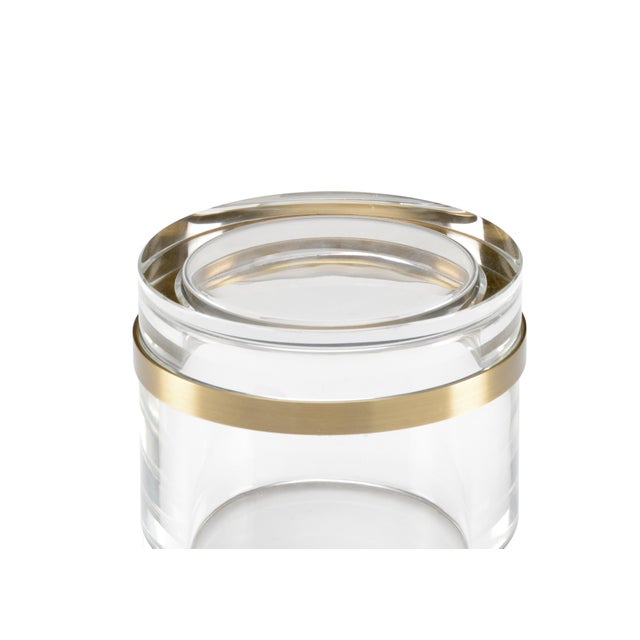 Contemporary Crystal Jewel Box - Round For Sale - Image 3 of 4