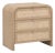 Cannes Three Drawers Wood Nightstand by Essentials for Living For Sale